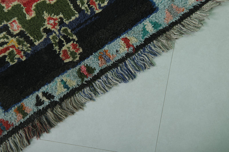 Moroccan Rug - Handwoven 3.1ft x 4.8ft | Floral Berber Design