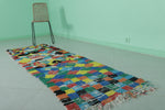 Colorful Hallway Kilim Rug 2.5 X 8.2 Feet