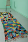 Colorful Hallway Kilim Rug 2.5 X 8.2 Feet