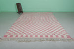 Beni ourain vintage rug 8.2 X 11.2 Feet - checkered rug