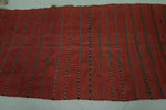 Vintage Flat woven kilim 2.7 FT X 4.6 FT