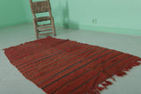 Vintage Flat woven kilim 2.7 FT X 4.6 FT