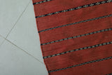 Vintage Flat woven kilim 2.7 FT X 4.6 FT