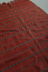 Vintage Flat woven kilim 2.7 FT X 4.6 FT