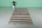 Handwoven Berber wedding rug 4.9 FT X 8.6 FT