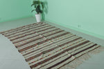 Handwoven Berber wedding rug 4.9 FT X 8.6 FT