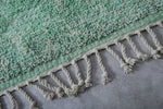 Green Moroccan rug 7.7 X 11.5 Feet