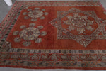 Old Moroccan rug 7.4 X 9.5 Feet