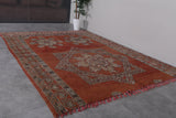 Old Moroccan rug 7.4 X 9.5 Feet