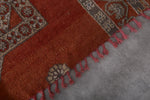 Old Moroccan rug 7.4 X 9.5 Feet