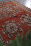 Old Moroccan rug 7.4 X 9.5 Feet