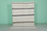 Handwoven Moroccan wedding blanket 5.4 FT X 9.5 FT