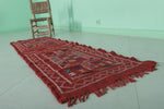 Entryway runner rug 1.8 X 6.5 Feet - red rug