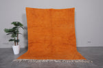 Orange Beni Ourain Rug - 6.2 x 8 Feet | Moroccan Handmade