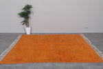 Orange Beni Ourain Rug - 6.2 x 8 Feet | Moroccan Handmade