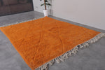 Orange Beni Ourain Rug - 6.2 x 8 Feet | Moroccan Handmade