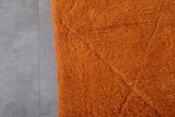 Orange Beni Ourain Rug - 6.2 x 8 Feet | Moroccan Handmade