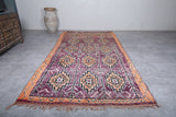 Moroccan Boujaad Rug with Vibrant Tribal Motifs - 6.6 x 13.1 Feet