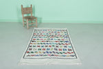 Colorful Moroccan rug 3.2 FT X 5.1 FT