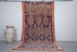 Moroccan Boujaad Rug with Vibrant Tribal Motifs - 6.6 x 13.1 Feet