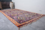 Moroccan Boujaad Rug with Vibrant Tribal Motifs - 6.6 x 13.1 Feet