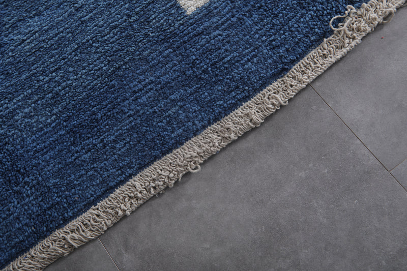 Blue Moroccan Rug – 8.5 x 10.4 ft | Handwoven Modern Artistry