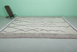 Moroccan Azilal Rug - Handwoven 8 x 11 Feet | Geometric Wool Design