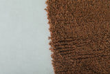 Moroccan Beni Ourain Rug - Handwoven 2 x 3 Feet | Luxurious Brown Wool