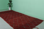 Runner Red Azilal rug 5.1 X 12.3 Feet