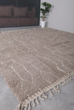 Handmade Moroccan Rug - 10.4 x 10.3 Feet | Wool Berber Carpet