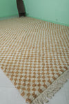 Hand-Knotted Moroccan Rug - Checkerboard Design | 9 x 13.5 ft