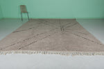 Moroccan Contemporary Rug - Handwoven 9.2 x 12 Feet | Geometric Wool Design