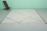 Diamond Moroccan Rug - Handwoven 7.1 x 7.5 Feet | Timeless Wool Elegance