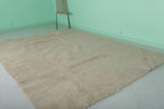 Beige Moroccan Rug - Handwoven Wool | 7.6 x 10 Feet