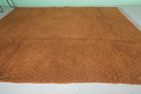 Handmade Moroccan Rug - Orange 8.2 FT × 10.5 | Wool Area Rug