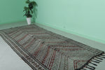 Vintage Moroccan Runner Rug 5 X 11.5 Feet