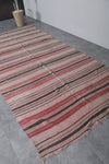 Moroccan handwoven kilim 5.4 FT X 12.1 FT