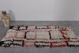 Vintage Handmade Berber Rug 2.5 X 5.7 Feet