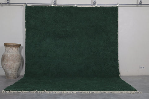 Custom Dark Green rug - Moroccan rug - wool berber rug