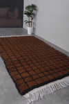 Berber Beni ourain rug 5.1 X 8.8 Feet - Mini squares rug