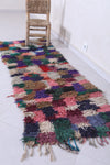 Multicolored Moroccan Berber Rug - 2.3 X 6.4 Feet