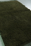 Moroccan Green Rug - Handwoven 3.3 x 5.4 Feet | Luxurious Wool Design