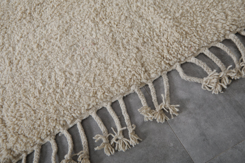 Beni Ourain Rug - 6.3 x 7.4 Feet | Handmade Moroccan Wool