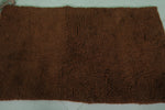 Brown Beni ourain rug 2.9 X 5 Feet