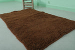 Brown Beni ourain rug 2.9 X 5 Feet