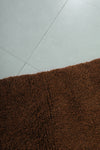 Brown Beni ourain rug 2.9 X 5 Feet