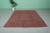 Pink Moroccan Rug - Handwoven 7.2 x 7.5 Feet | Soft Elegance