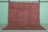 Pink Moroccan Rug - Handwoven 7.2 x 7.5 Feet | Soft Elegance