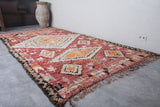 Large Moroccan Boujaad Rug with Bold Diamond Design - 6.8 x 12.5 Feet