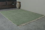 Custom Moroccan Olive rug - Handmade Berber area rug - custom moroccan rugs